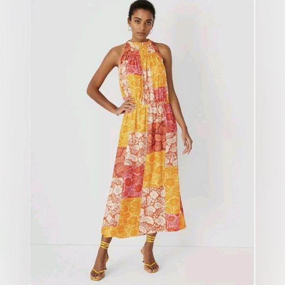 Ann Taylor Dresses & Skirts - ANN TAYLOR | Patchwork Floral Maxi dress | S